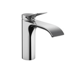 Hansgrohe Vivenis Mitigeur de lavabo 110 avec tirette et vidage, bec cascade, chrome (75020000)