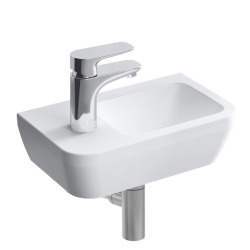 Intégra Lave-mains 37x22 cm, trou pour robinet à gauche, blanc (7090-003-0028)