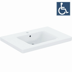 CONNECT FREEDOM Lavabo pour personnes à mobilité réduite 800 x 165 x 555 mm, blanc (E548401)