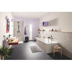 Vitalo start system 250 colonne de douche avec mitigeur thermostatique, noir mat (266772430)