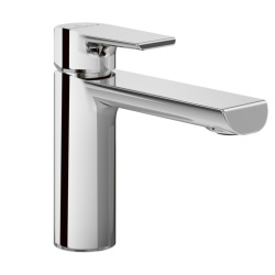 Liberty Mitigeur monocommande de lavabo, Long bec, avec vidage, Chrome (TVW10700300061)