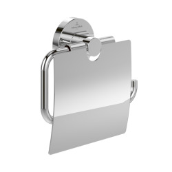 Elements - Tender Porte  papier toilette avec couvercle, 134 x 38 x 132 mm , Chrome (TVA15101300061)