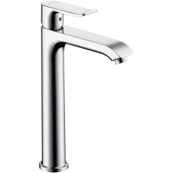 Hansgrohe 31183000 Metris 200 Mitigeur surélevé pour vasque libre avec garniture de vidage Chromé (31183000)