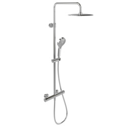 Verve Showers Ensemble de douche à 3 jets, Chrome (TVS10900500061)