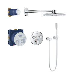 Grohe Pack encastré 2 jets tête ronde Ø 31 cm