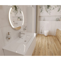 Lavabo 101x46cm pour meuble Naturel Modena, avec trop plein (M10046)