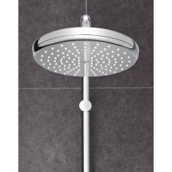 TEMPESTA COSMOPOLITAN SYSYEM 250 Colonne de douche avec mitigeur thermostatique et douchette 2Jets, Chrome (26670000)