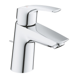 EUROSMART MITIGEUR MONOCOMMANDE LAVABO,  AVEC VIDAGE, TAILLE S, CHROME (23965003)