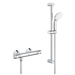 GROHTHERM 500 Ensemble de douche avec mitigeur thermostatique, Chrome (34796000)