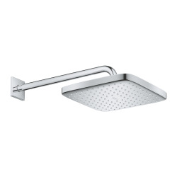 TEMPESTA 250 CUBE, Set de Douche de tête 380mm, 1 Jet, carré, Chrome (26682000)