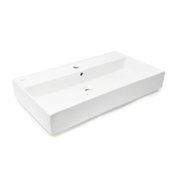 Swiss Aqua Technologies Lavabo SAT Infinitio 80,5x46,5 cm trou pour mitigeur au milieu (SATINF8046)