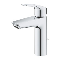 EUROSMART Mitigeur monocommande de lavabo Taille  M, Avec vidage, Chrome (2339330E)