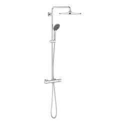 VITALIO JOY SYSTEM 310 Colonne de douche thermostatique, Douchette 3 jets, Chrome (26400001)