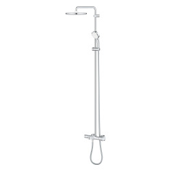 TEMPESTA COSMOPOLITAN SYSTEM 250 Colonne Thermostatique bain/douche, Blanc/Chrome (26672000)