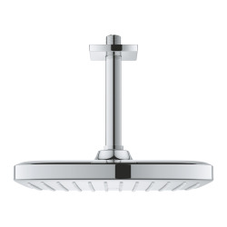 TEMPESTA 250 Ensemble de douche de tête plafond, 142mm, 1 Jet, Chrome (26664000)