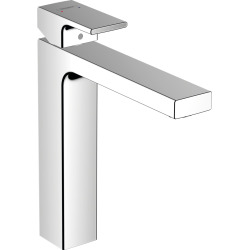 Hansgrohe Vernis Shape Mitigeur de lavabo ComfortZone 190 avec cartouche céramique, Chrome (71591000)