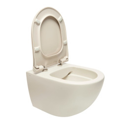 WC suspendu Vitra Sento SmoothFlush avec abattant, vidage arrière (7848-020-6147)