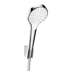 Hansgrohe Croma Select S Set douchette 1 jet avec support mural et flexible de douche 125 cm (26420400)