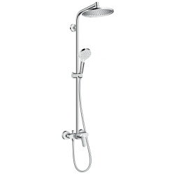 Hansgrohe Set de douche Showerpipe Crometta S 240 1jet, mitigeur mécanique (27269000)