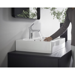 Hansgrohe Focus Mitigeur de lavabo CoolStart, avec tirette et vidage, Chrome (31621000)