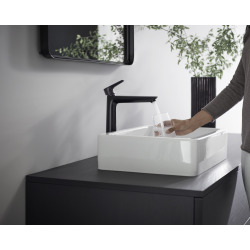 Hansgrohe Talis E 240 Mitigeur de lavabo noir mat, sans tirette ni vidage (71717670)