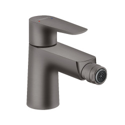 Hansgrohe Talis E Mitigeur bidet noir brossé, avec tirette et vidage (71720340)