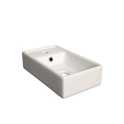 Naturel Lavabo Naturel Stilla 40x22 cm blanc brillant (STILLA401406)