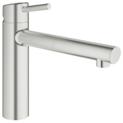 Grohe Concetto Mitigeur monocommande SuperSteel pour évier (31129DC1)