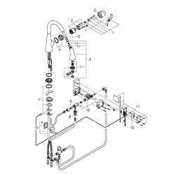 Grohe Zedra Touch Mitigeur électronique 1/2 pour évier (30219001)