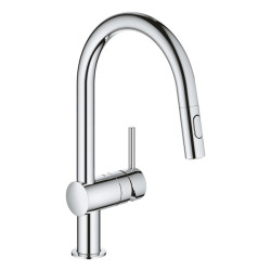 Grohe Mitigeur pour évier chromé avec bec orientable (32321002)