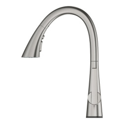 Grohe Zedra Touch, Mitigeur évier électronique, Supersteel (30219DC2)