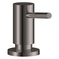 Grohe Cosmopolitan Distributeur de savon liquide avec pompe et réservoir 500ml, Hard Graphite (40535A00)