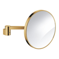 Grohe Selection Miroir cosmétique en verre et métal avec bras, grossissement x7, Cool Sunrise (41077GL0)