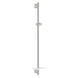 Grohe Rainshower Smartactive Barre de douche 900mm avec curseur et support orientable, Supersteel (26603DC0)