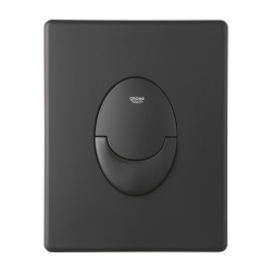 Grohe Start Plaque de commande double touche, Noir mat (38964KF0)