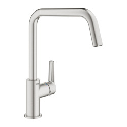 Grohe START MITIGEUR MONOCOMMANDE POUR ÉVIER, BEC MOBILE EN U  Chrome (30470DC0)