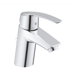 Ensemble Lavabo Twins 60x46cm + Bonde clic-clac + Siphon de lavabo, Chrome  (L51160000-SET)