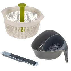 Joseph Joseph Collection pack essentiels Essorage Spindola + passoires Nest + cuillère Measure-up