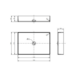 Vasque à poser (SATAUR5538BS)