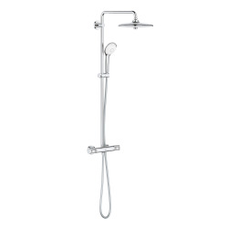 Colonne de Douche avec Mitigeur Thermostatique, Chrome (27615002)