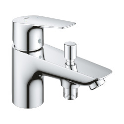 BauEdge Mitigeur Monocommande Bain/Douche, Chrome (23562001)