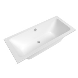 Laguna Nora Plus Baignoire rectangulaire avec pieds,170x75 cm, acrylique, gauche et droite, blanc (NO1700PLUS-SET)