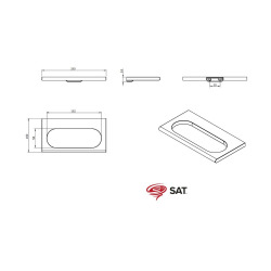 Swiss Aqua Technologies Porte-serviettes SAT Evolution R chromé (SATDEVOR60)