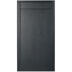 Swiss Aqua Technologies Fusion Receveur de douche 120x80cm en marbre coulé, Noir (SATFUP12080G)