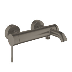 Vitalio Start 100 Ensemble de douche 1 jet avec barre + mitigeur bain/douche avec inverseur, chrome (32278001-Vitalio)