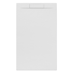 Swiss Aqua Technologies Fusion Receveur de douche 120x80cm en marbre coulé, Blanc (SATFU12080BL)