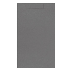 Swiss Aqua Technologies Fusion Receveur de douche 140x80cm en marbre coulé, Gris perle (SATFU14080GRP)