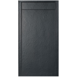 Swiss Aqua Technologies Fusion Receveur de douche 140x90cm en marbre coulé, Noir (SATFUP14090G)