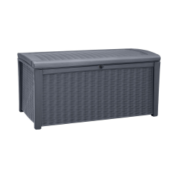 Keter Borneo 416L Coffre de rangement 129,5 x 70 x 62,5 cm, Anthracite (230414)