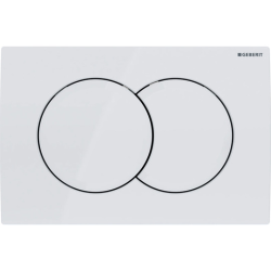 Geberit Plaque de commande Delta01, Blanc (115.107.11.1)